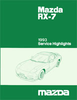 1993 RX-7 Service Highlights